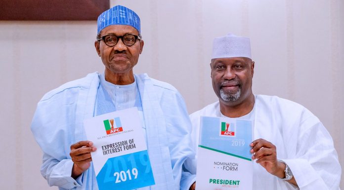 Buhari Receives APC Presidential Nomination Form