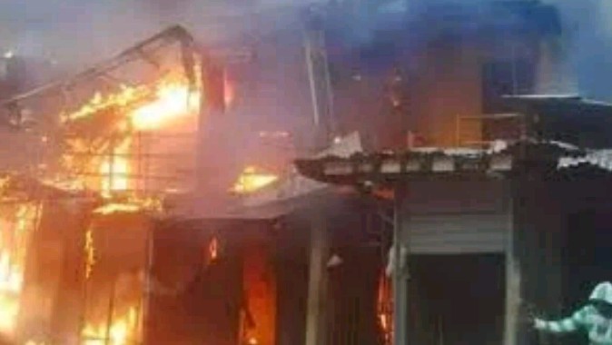 Hoodlums Attack INEC Officials, Set RAC Ablaze In Ebonyi