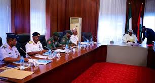 Buhari Meets With Security Chiefs In Abuja