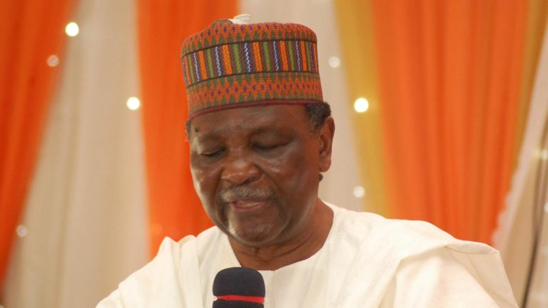 Gowon slumps at military funeral in Delta