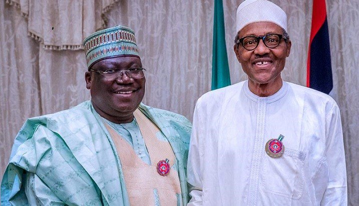 Buhari, Lawan meet in Aso Rock