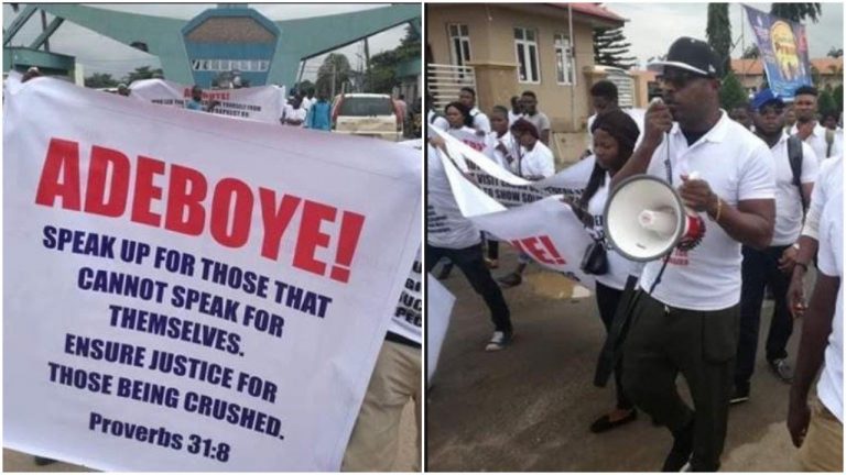 Charly Boy, others lead protest to Adeboye