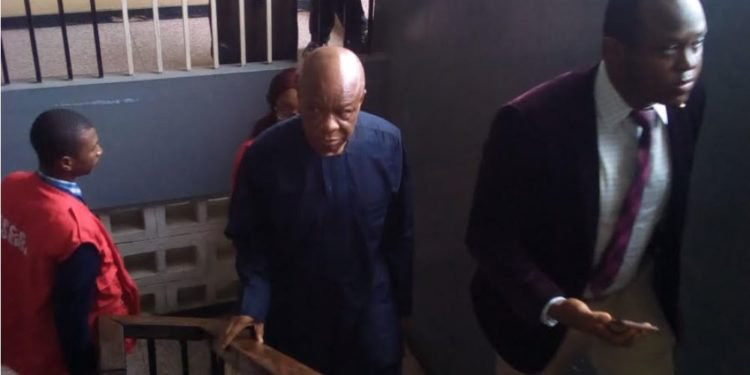 Court remands Maurice Iwu in EFCC custody
