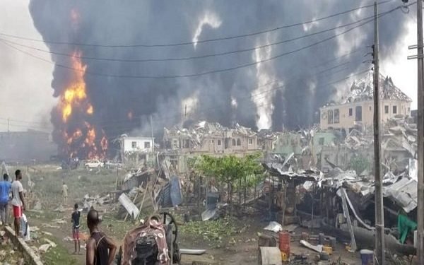 Scores feared killed, houses burnt in Lagos explosion