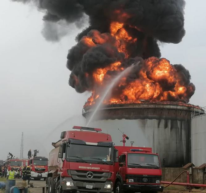 Fire guts tank farm with 6 000MT of petrol in Lagos