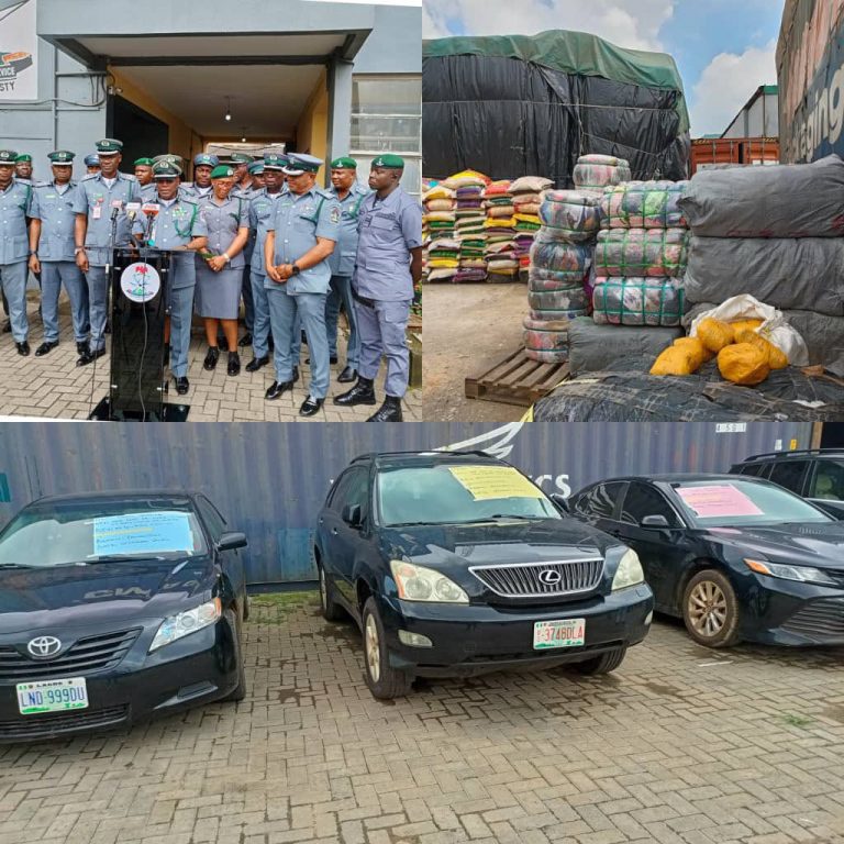 Customs Arrest 13 Trucks of Rice, Others worth N1.2bn